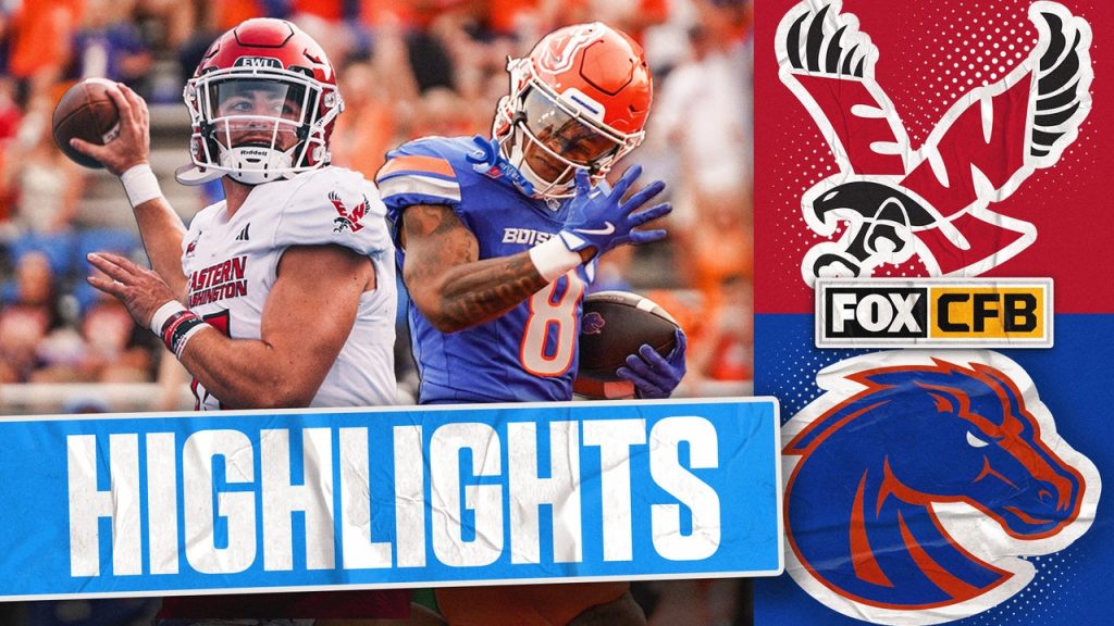 Eastern Washington Eagles vs. Boise State Broncos Highlights | FOX College Football