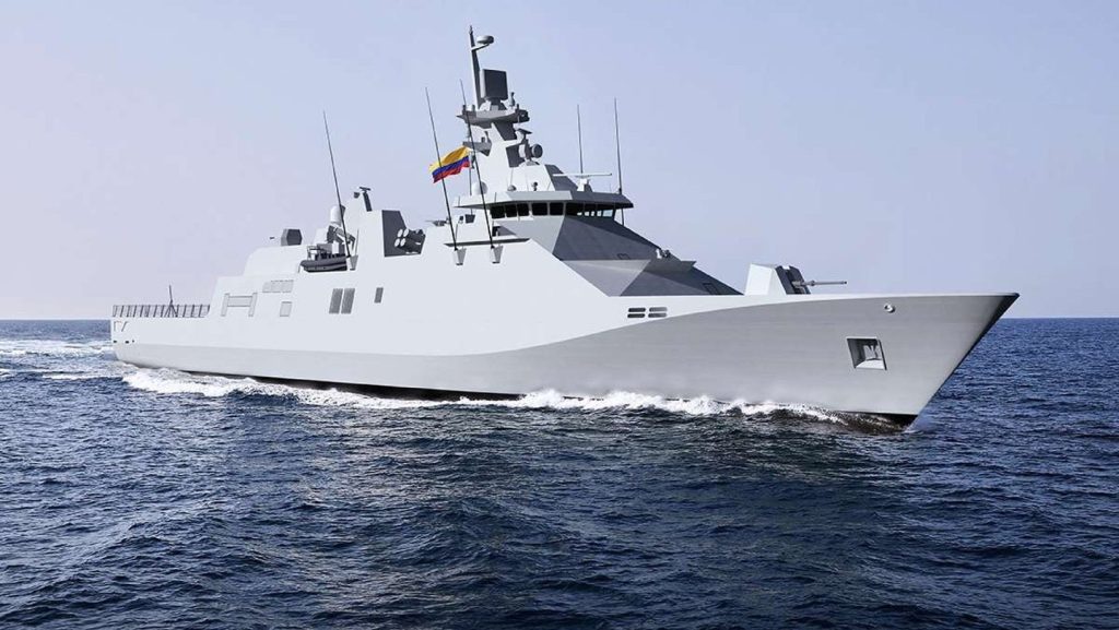 De Jong & Lavino to supply steel for Colombian PES frigate
