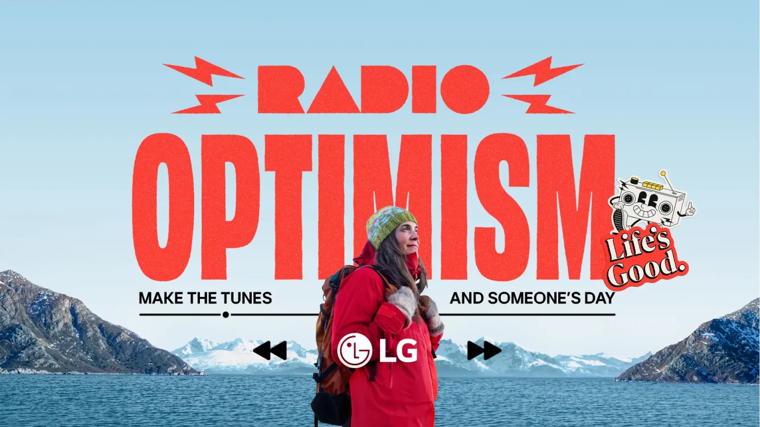LG LAUNCHES “RADIO OPTIMISM” CAMPAIGN TO SPREAD “LIFE’S GOOD” THROUGH MUSIC