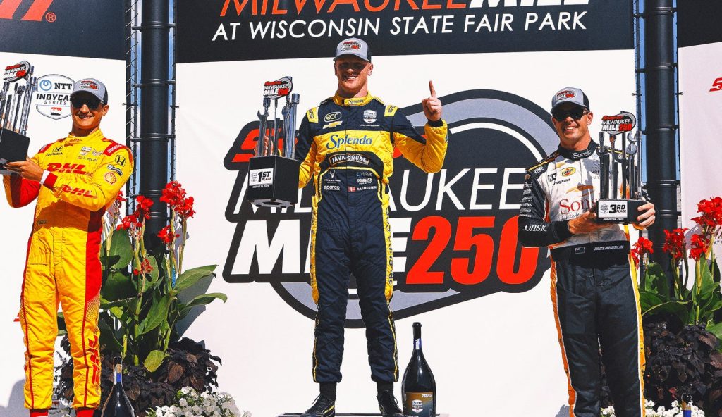 Christian Rasmussen Earns First INDYCAR Win, Spoils Alex Palou Quest For 10