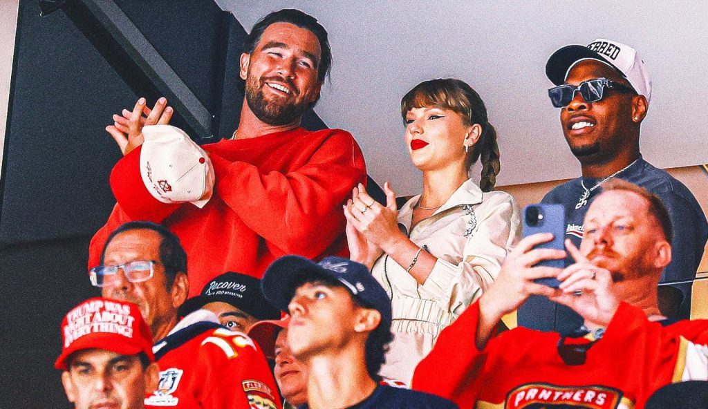 Taylor Swift, Travis Kelce attend Stanley Cup Final alongside Wayne Gretzky