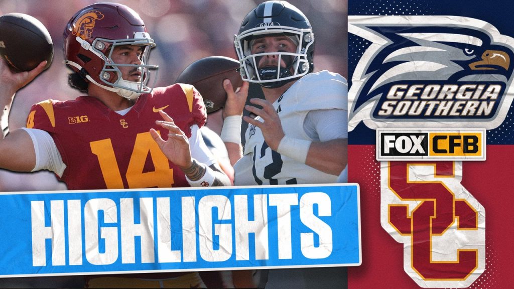 Georgia Southern Eagles vs. USC Trojans Highlights | FOX College Football