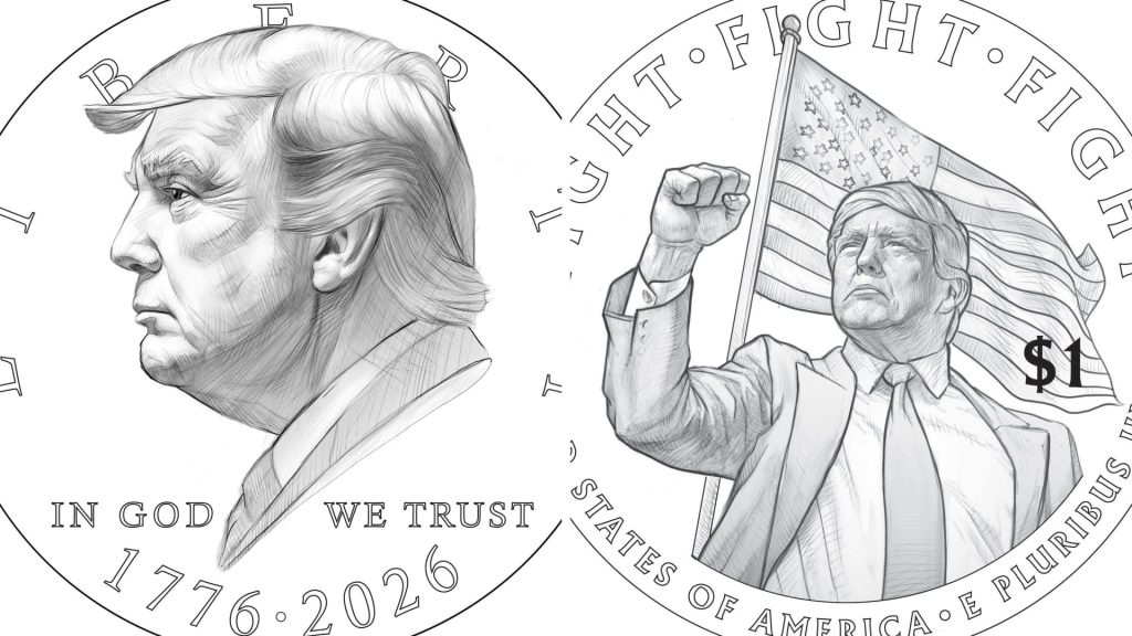 Trump face coin considered for U.S. anniversary: Treasury