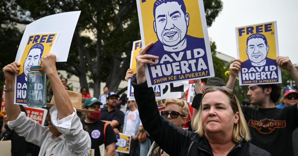 California labor leader’s felony charge over immigration protest is reduced