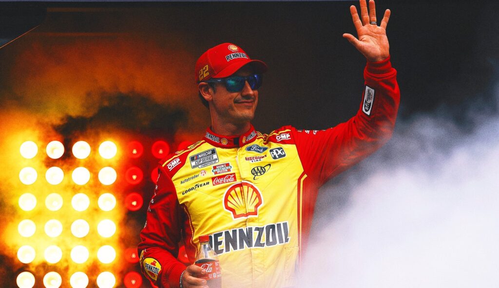 Joey Logano Advances After Denny Hamlin’s Move in Wild Last Lap at Charlotte
