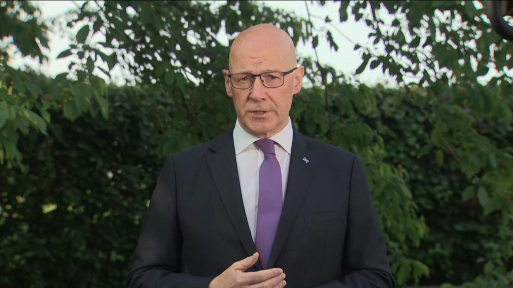 Scottish First Minister John Swinney joins call for pause on new asylum arrivals | UK News