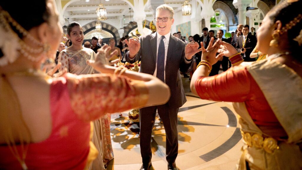 Starmer gets carnival welcome in India – but UK business leaders paint challenging picture back home | Politics News