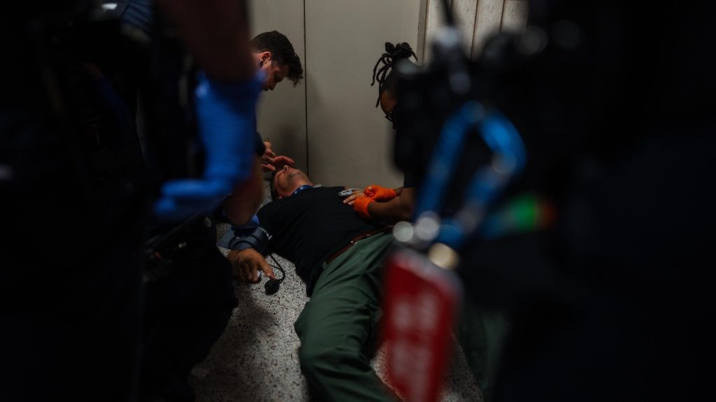 Federal agents grab and shove journalists outside NYC immigration court, sending one to hospital