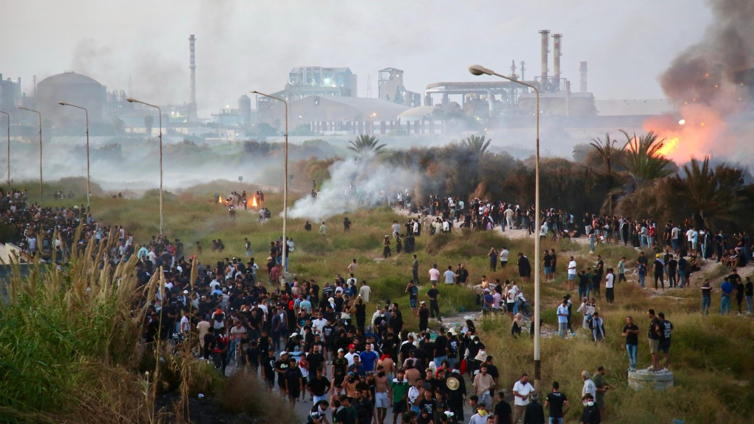 Violence erupts during anti-pollution protest as anger boils in Tunisia’s phosphate belt