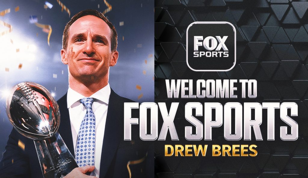 Drew Brees Joins FOX Sports as Game Analyst on NFL Sundays