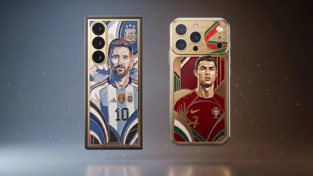luxury gold cell phones honor Messi and Ronaldo – Research Snipers