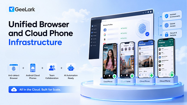 GeeLark Unveils Unified Browser And Cloud Phone Infrastructure For The Mobile-First Future Of Social Media