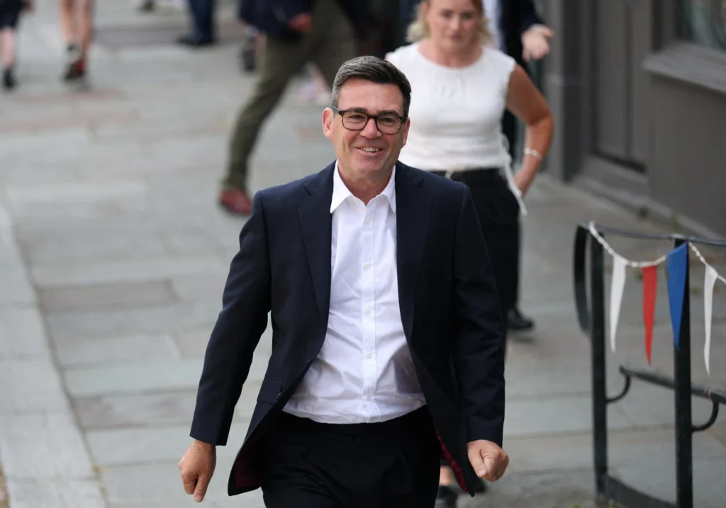 UK Prime Minister Andy Burnham’s new cabinet reflects his focus on economic growth
