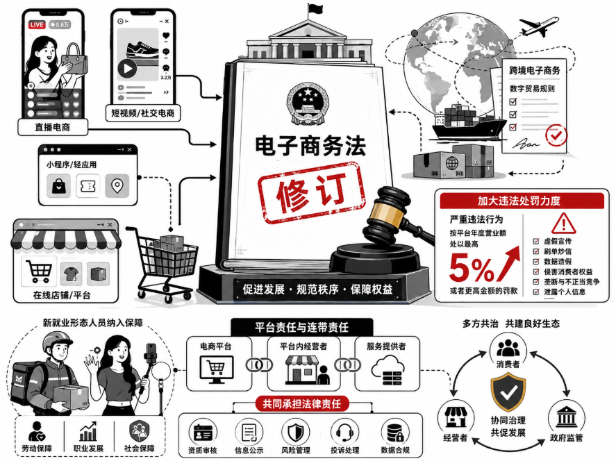 Beijing Floats Key Revisions to Seven-Year-Old E-Commerce Law to Regulate $2.2 Trillion Digital Market