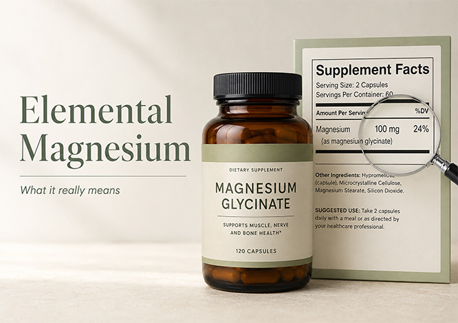 Elemental Magnesium: Meaning, Dosage and Labels