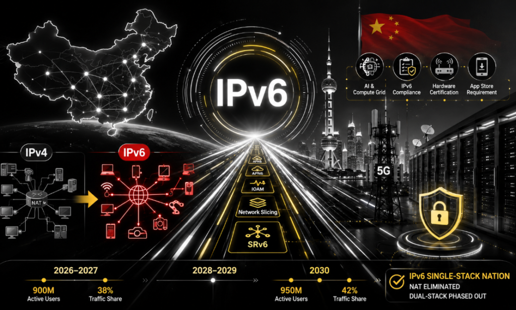 China’s Mandate for IPv6-Only Web by 2030: Accelerating Cyber Split with the West