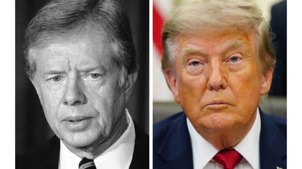 Trump shifts his tone on Jimmy Carter while grappling with Iran, inflation and his own legacy