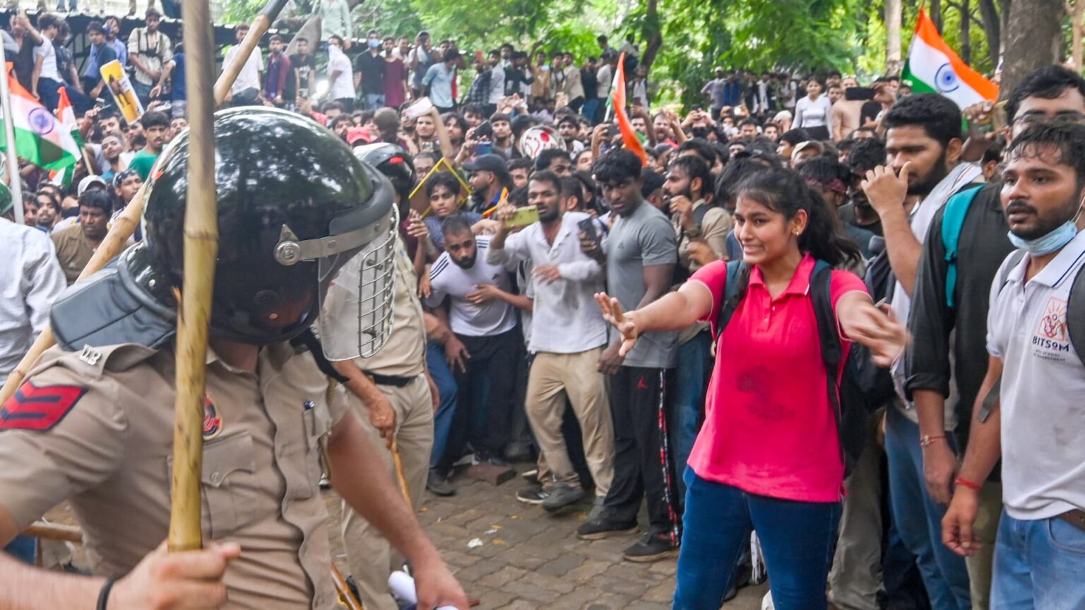 India exam leak sparks protests over jobs crisis and pressures Modi