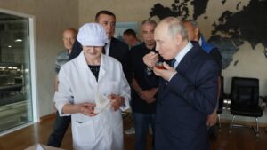 Putin visits disputed Kuril Islands, Japan protests