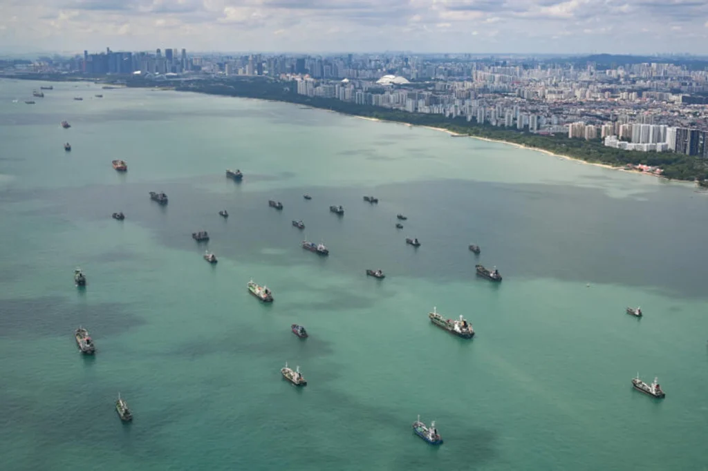 Singapore sells modestly more marine fuel in July, reflecting strength in shipping activity