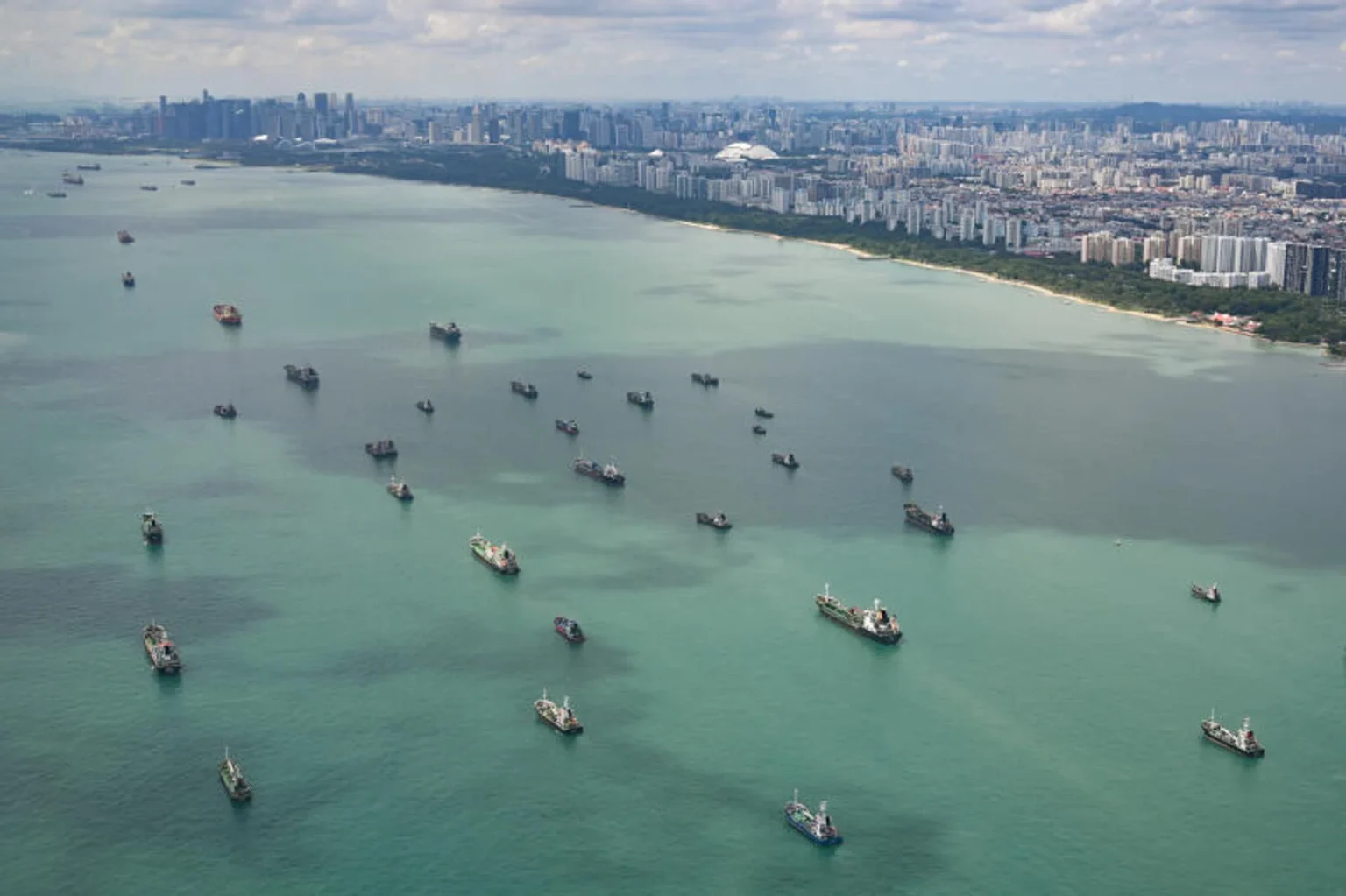 Singapore sells modestly more marine fuel in July, reflecting strength in shipping activity