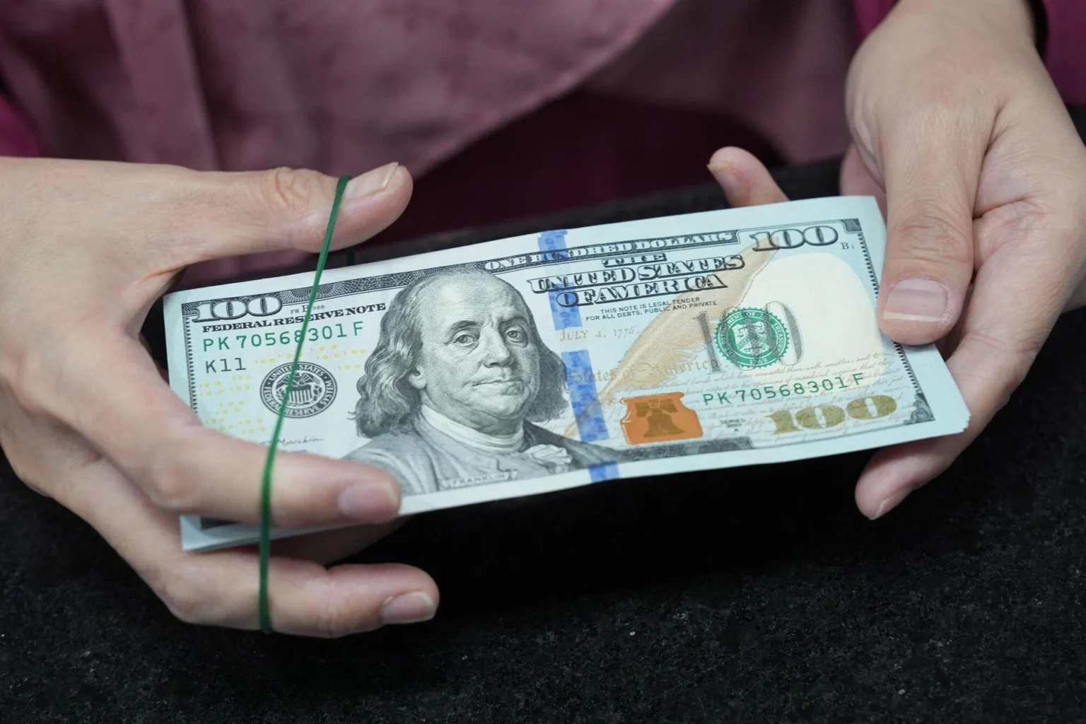 Greenback steadies after benign US inflation curbs Fed rate hike bets
