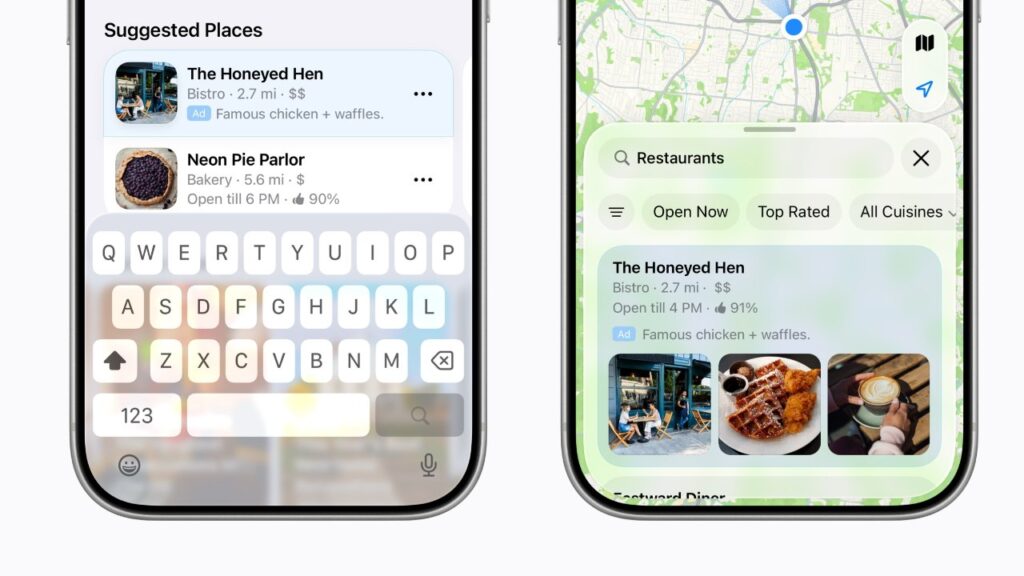 Apple Maps is now taking ads