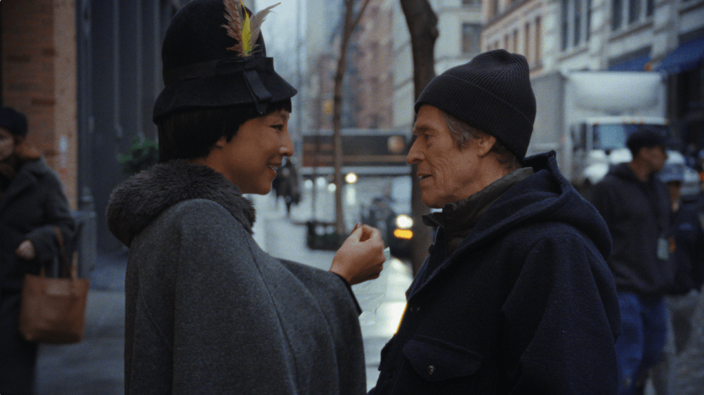 Willem Dafoe and Greta Lee Independent Film
