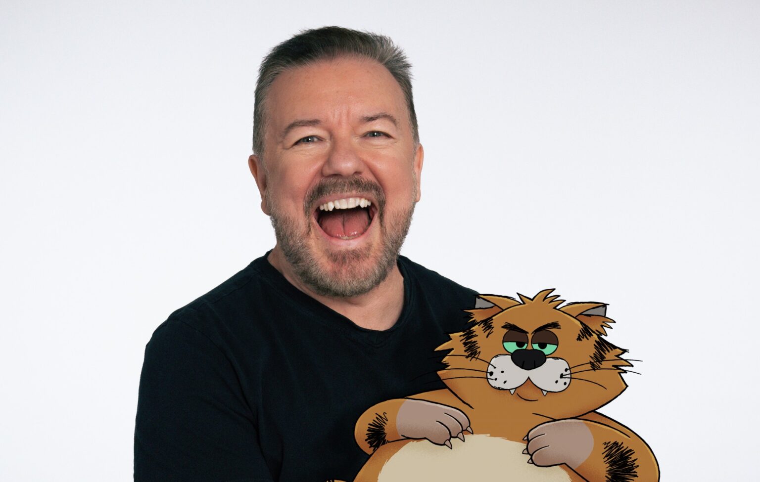 look what Ricky Gervais has dragged in