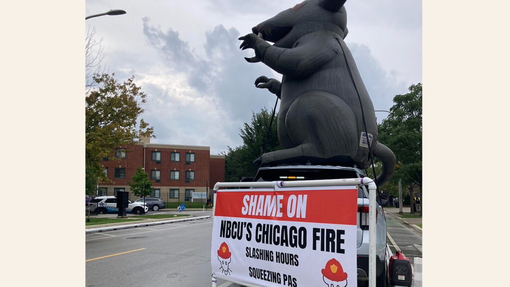 ‘Chicago Med,’ ‘Chicago Fire’ PA Union Protests Work Hour Cuts