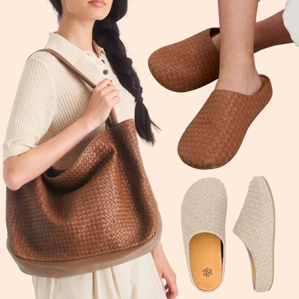 Trending Woven Leather And Patchwork Suede Accessories For Fall