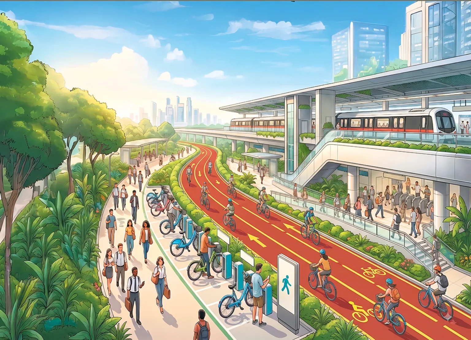 Singapore’s cycling journey: challenges and progress