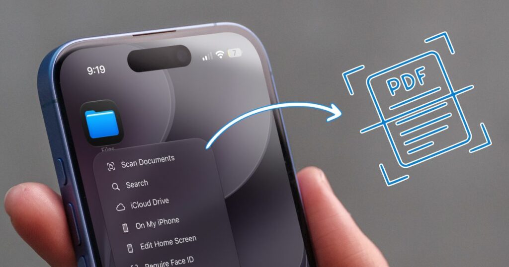 You don’t need a document scanning app. Your iPhone has you covered