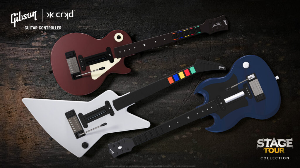 Here Are Three Sick Gibson Guitar Controllers Made For Stage Tour’s Dec. 10 Release