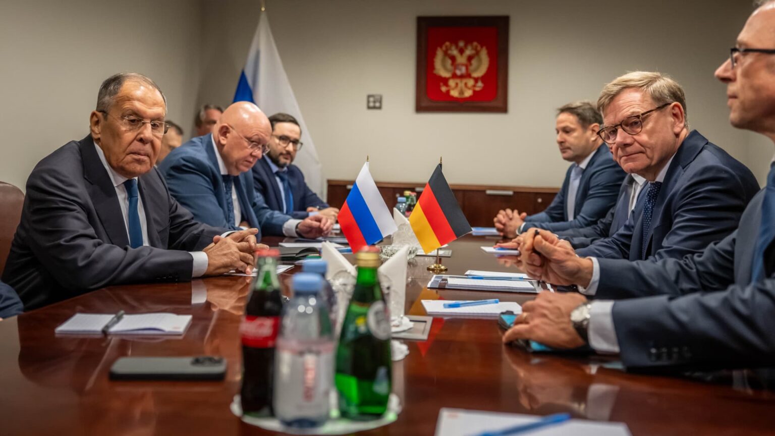 At UN, Russia and Germany’s top diplomats hold first talks since 2022