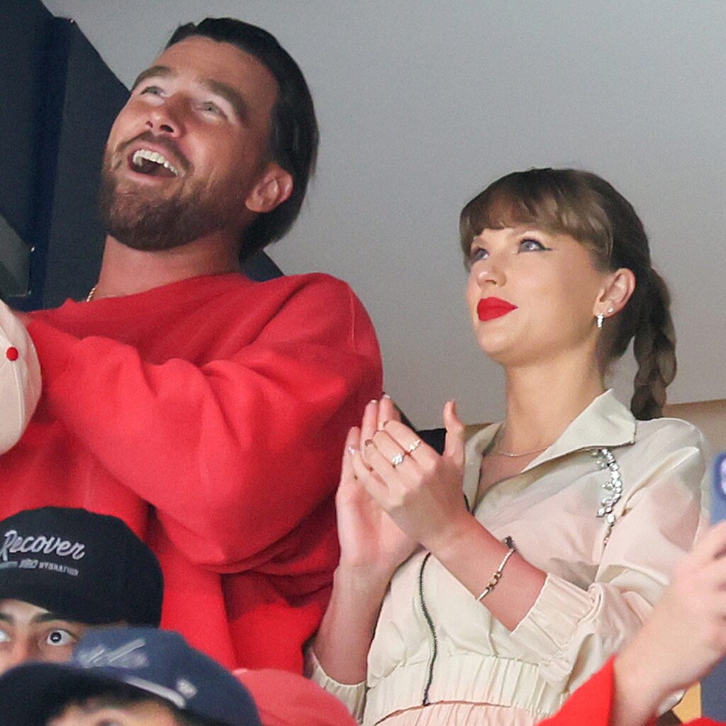Travis Kelce Reacts to Taylor Swift’s That’s My Husband Chiefs Game Comment