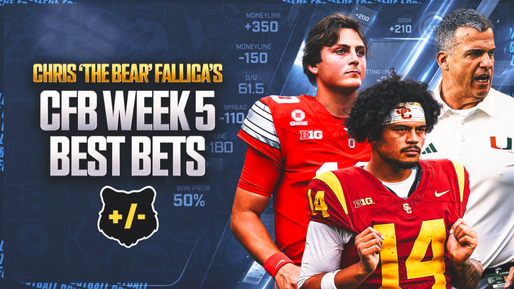 Chris ‘The Bear’ Fallica’s College Football Week 5 Expert Picks, Best Bets