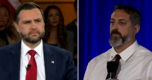 Man whose wife died in Iranian strike presses Vance on “fundamental failures”