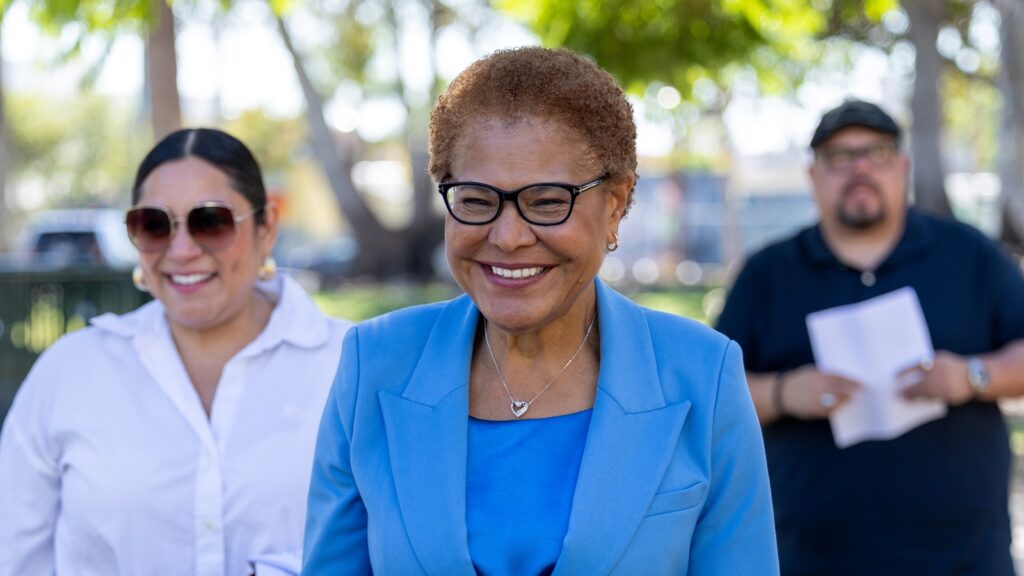 In struggling LA, Mayor Karen Bass fights for 2nd term against democratic socialist-backed Raman