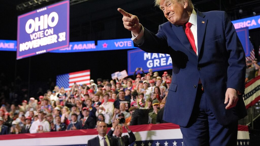 Trump attacks immigrants from Somalia and Haiti while rallying in Ohio for Republican candidates